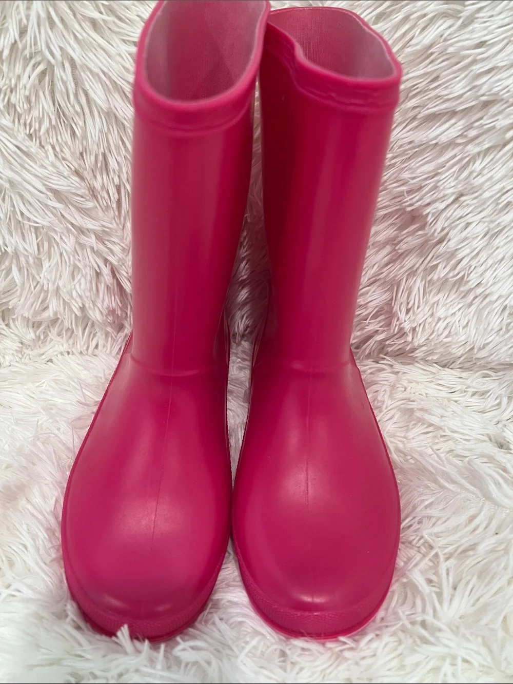 Minnie Mouse Pink Kids Rain Boots